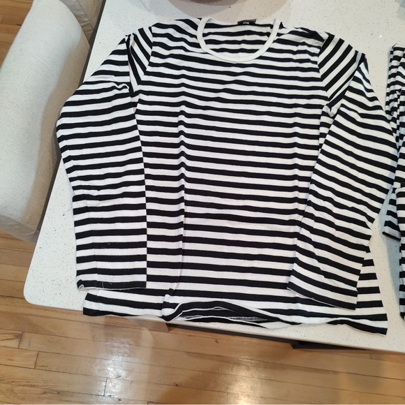 Marimekko, tasaraita long sleeve jersey tops - Picture 1 of 5